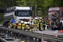 VU Gefahrgut LKW umgestuerzt A 4 Rich Koeln Hoehe AS Gummersbach P155